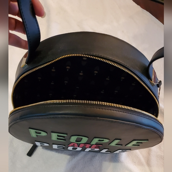 NWT-CRISTIAN SIRIANO "PEOPLE ARE PEOPLE-shoulder bag -leather"Limited Edition" - Picture 3 of 13